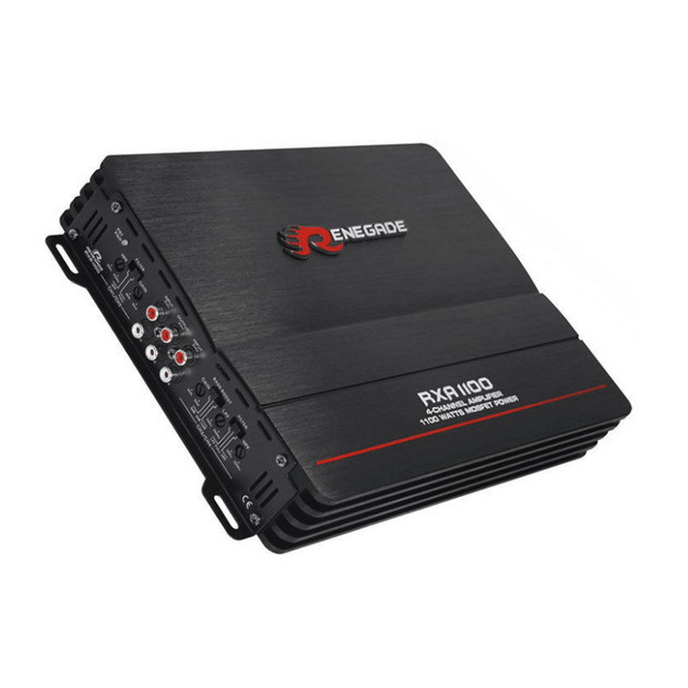 Renegade 4-kanals forsterker - 4 X 75W RMS 4 ohm - Bilfreak AS