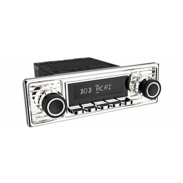 RetroSound Chrome radio DAB/AUX/BT/USB - Til 60-70-talls biler - Bilfreak AS