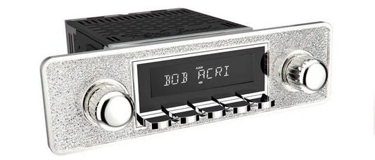 RetroSound Silver radio DAB/AUX/BT/USB - Til 60-70-talls biler - Bilfreak AS