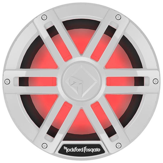 Rockford Fosgate Marine, 10" Hvit - Marine 10", 300/1200W, 2 x 4ohm, LED-lys - Varenr: M1D410 - Bilfreak AS