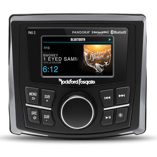 Rockford Fosgate marine 2,7" LCD skjerm - OBS: Uten DAB+ - Varenr: PMX3 - Bilfreak AS