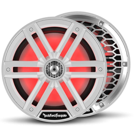 Rockford Fosgate Marine, 8" hvit - Marine 8", 2-veis, 150/600W, LED-lys - Varenr: M28 - Bilfreak AS