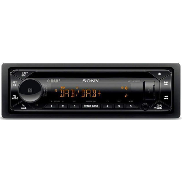 Sony DAB+ CD/RDS, 4 x 55W, MP3/WMA - DAB og BT, front AUX og USB, 3 linje ut. - Bilfreak AS