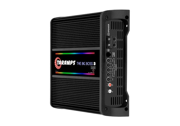 Taramps Bilforsterker 1x3000W 0,5~2ohm 0,5~2 ohm Sort utførelse / RGB - Bilfreak AS