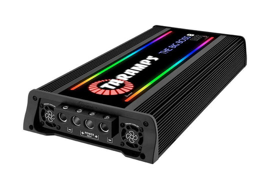 Taramps Bilforsterker 1x8000W 0,5~2ohm 0,5~2 ohm Sort utførelse / RGB - Bilfreak AS