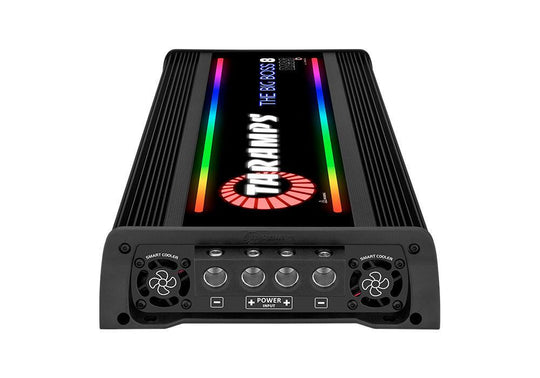 Taramps Bilforsterker 1x8000W 0,5~2ohm 0,5~2 ohm Sort utførelse / RGB - Bilfreak AS